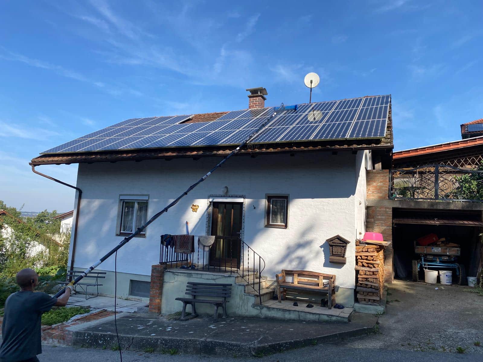 Solaranlage reinigen